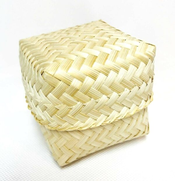 1/3/6/12 PCS Lot Small Sticky Rice Bamboo Serving Basket Kratip Thai Restaurant