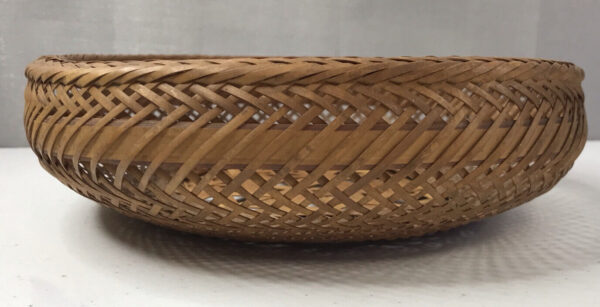 1 Decorative Woven Basket Interior Decor Rustic Boho Modernist Plant Holder - Image 3