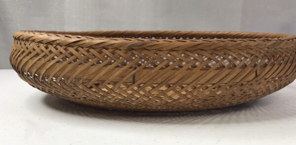 1 Decorative Woven Basket Interior Decor Rustic Boho Modernist Plant Holder - Image 4