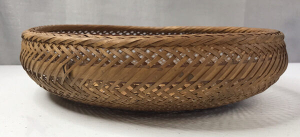 1 Decorative Woven Basket Interior Decor Rustic Boho Modernist Plant Holder - Image 5