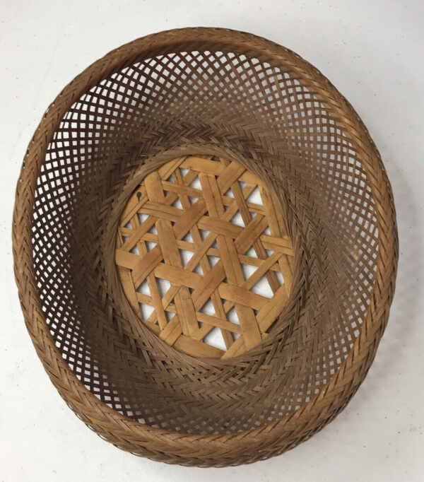 1 Decorative Woven Basket Interior Decor Rustic Boho Modernist Plant Holder