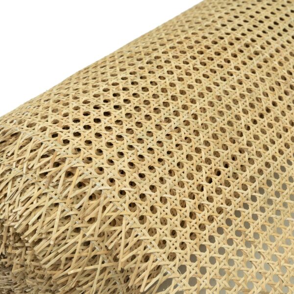 12" | 16" | 24" | 36" Width Cane Webbing Roll Hexagon Weave Rattan Fabric