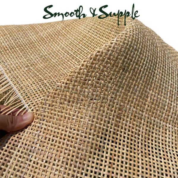 16"| 20"| 24"| Width Square Rattan Cane Webbing Roll Weave Pre-Woven Cane Mesh - Image 3