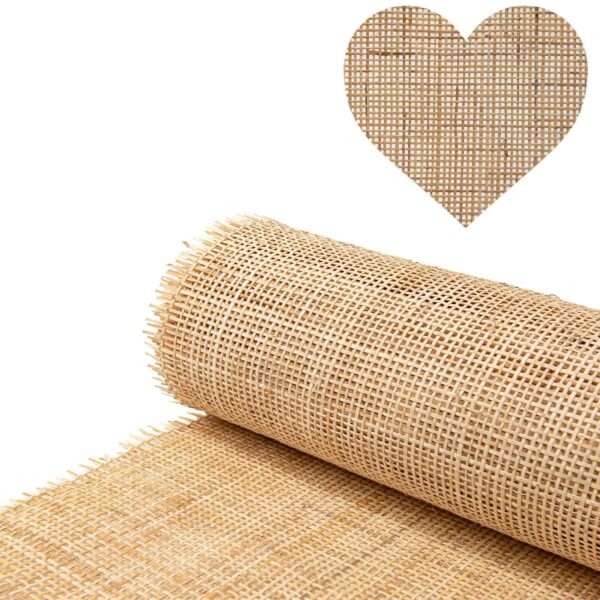 16"| 20"| 24"| Width Square Rattan Cane Webbing Roll Weave Pre-Woven Cane Mesh