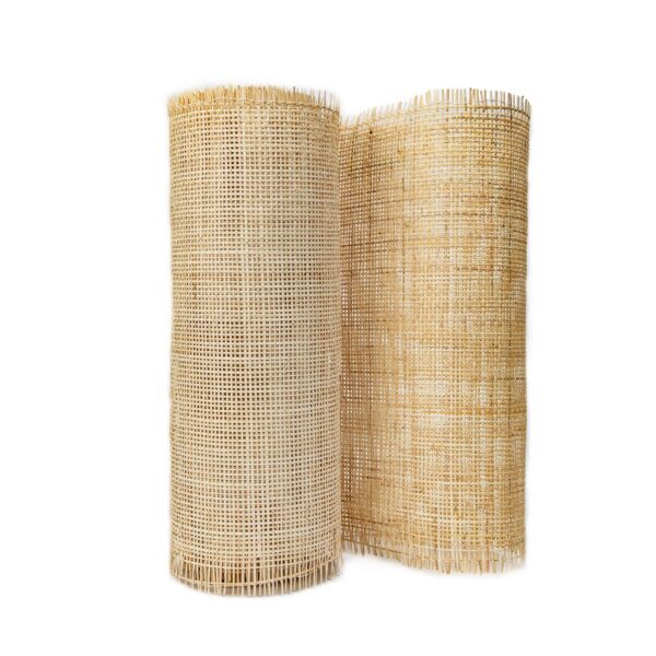 16" Width Natural Square Rattan Cane Webbing Roll 8 Feet Length for Caning Pr...