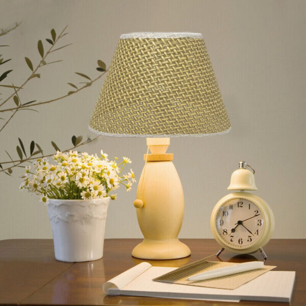 1X Rattan Lampshade Chandelier Plaid Woven Retro Handmade Decro for E14/E27 NEW - Image 2