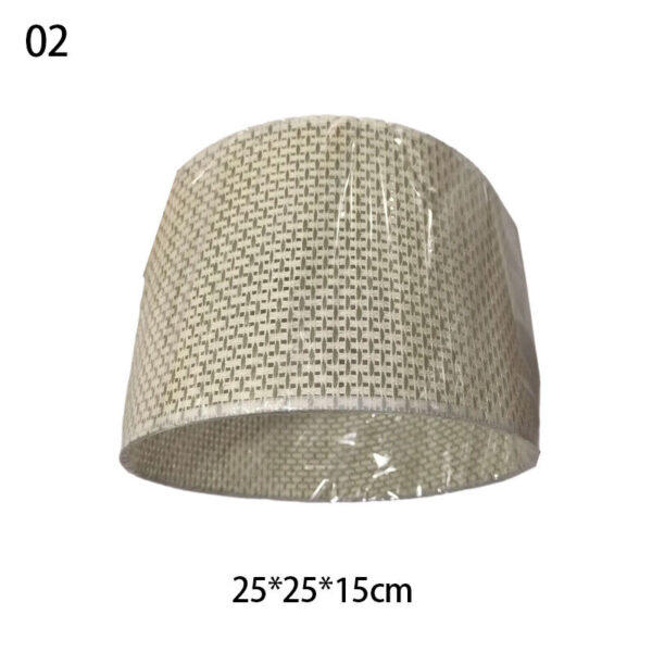 1X Rattan Lampshade Chandelier Plaid Woven Retro Handmade Decro for E14/E27 NEW - Image 5