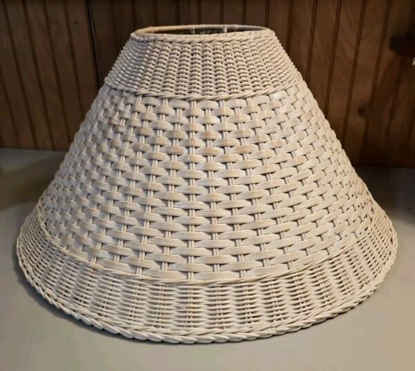 20 inch wide Dual Weave Wicker lampshades/2 available