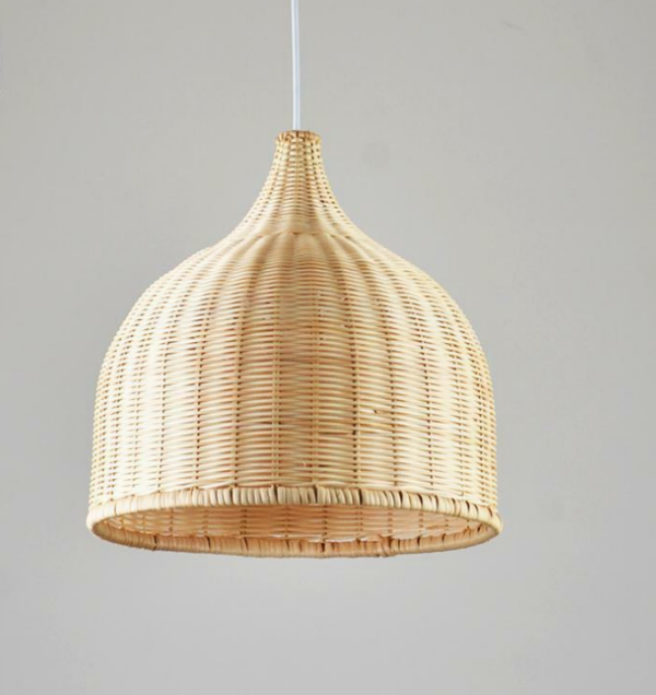 28/35/45/60cm Bamboo Wicker Rattan Pendant Ceiling Light Restaurant Hanging Lamp