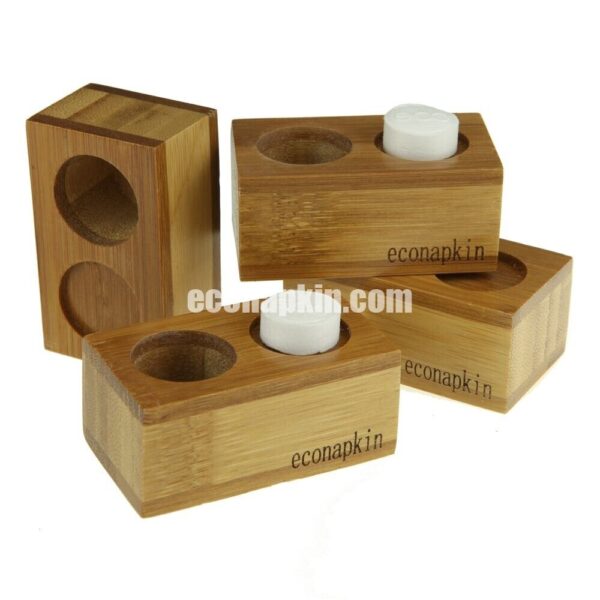 4 x Bamboo Single Econapkin Holders - Image 2