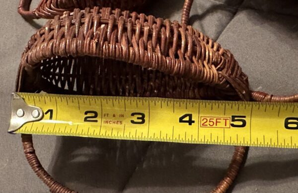 5 Small Vintage Wicker Basket Trinket Boho Baskets - Image 5