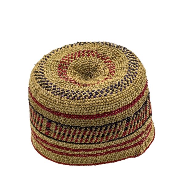 8" Diameter Iringa Grass Woven Basket / Planter Basket 5" Tall Boho - Image 6