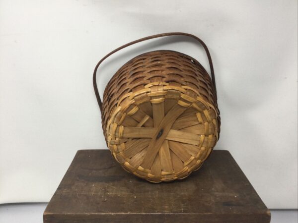 Antique Basket With Handle - Image 4