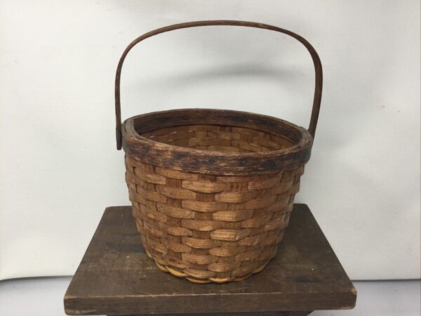 Antique Basket With Handle