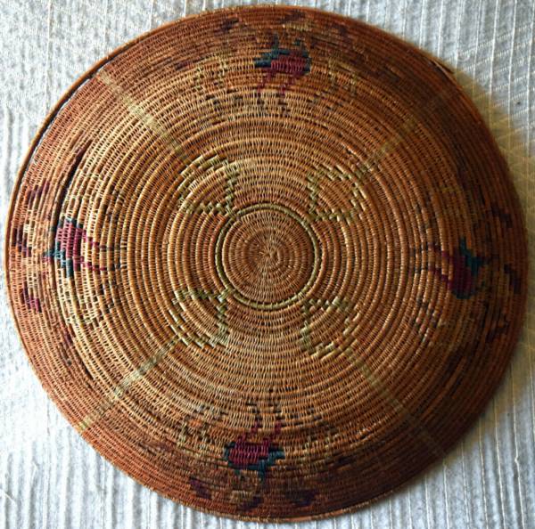 Antique Hand Woven Southern Basket 11" X 1 1/4" - Image 2