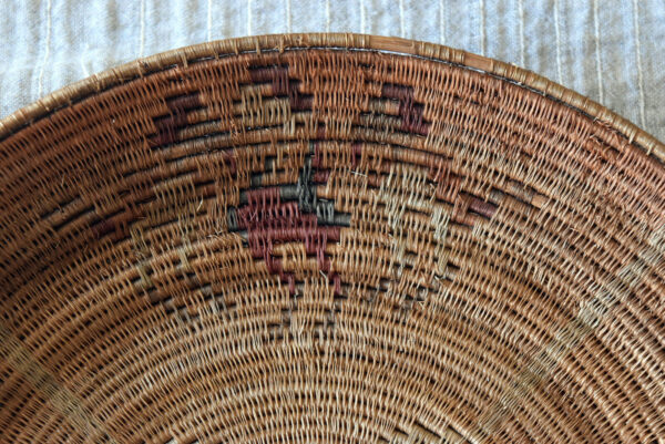 Antique Hand Woven Southern Basket 11" X 1 1/4" - Image 6