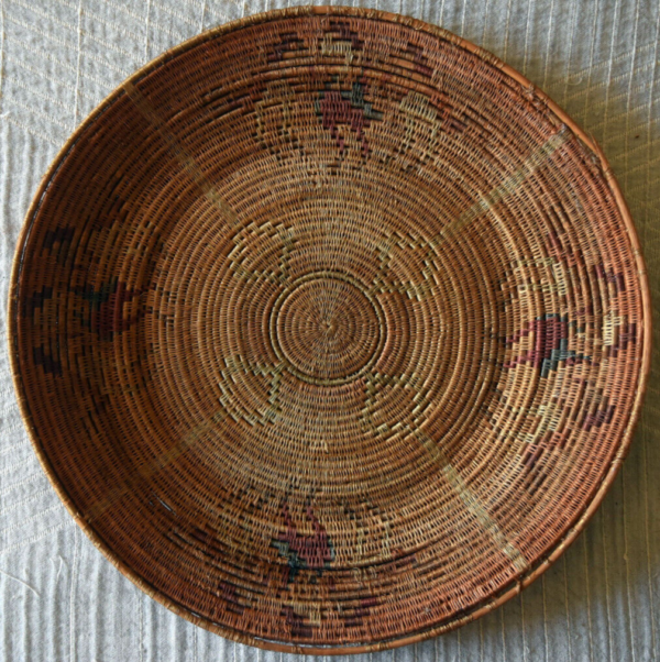 Antique Hand Woven Southern Basket 11" X 1 1/4"