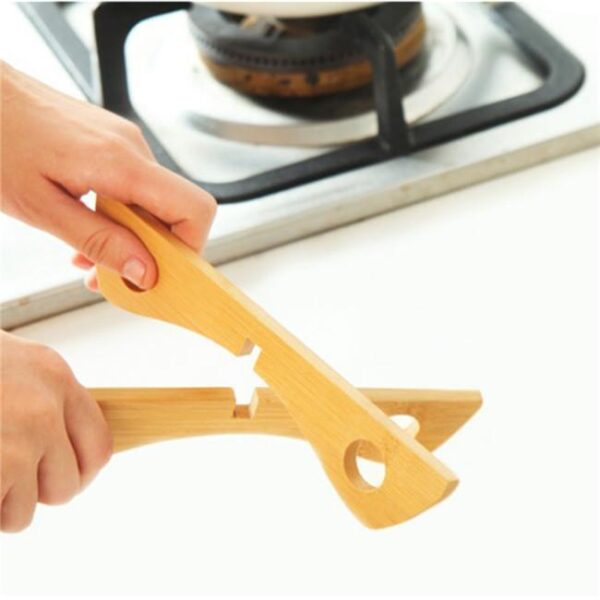 Bamboo Holder Pan Mats Cooking Tools Bowl Cup Placemats Kitchen Accessories - Image 6