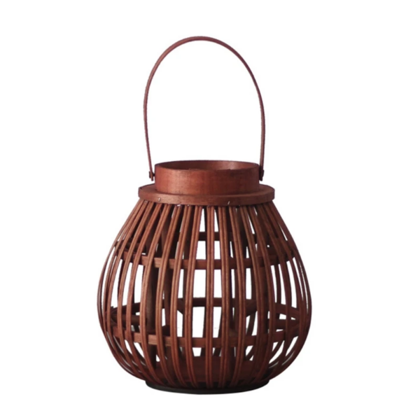 Bamboo Ornament Home Decor Antique Lantern Pendant Lighting Rattan Candle Holder - Image 4