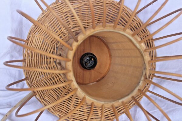 Bamboo Wicker Rattan Cane Wooden Light Lamp Shade Ceiling Pendant Chandelier - Image 5