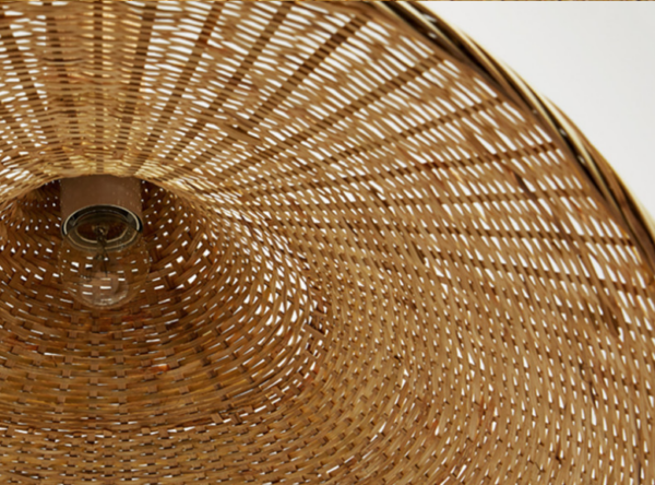 Bamboo Wicker Rattan Pendant Light Fixtures Asian Hanging Ceiling Lamp Bedroom - Image 5