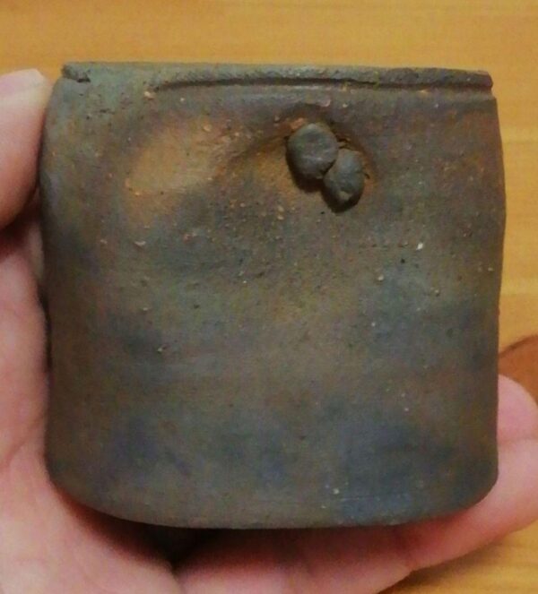 Bizen Ware , Ibe Bamboo, Lid Holder, With Box, Biography Included, Tea Utensils - Image 4