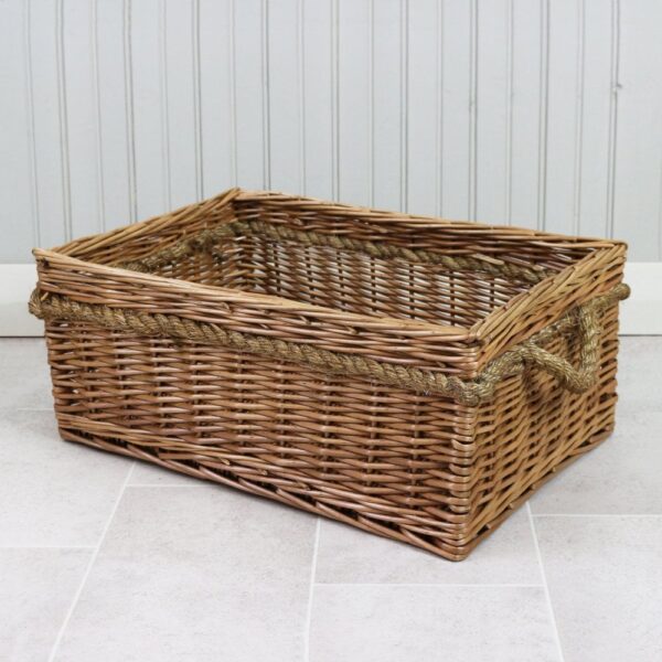 Brockenhurst Rope Handled Wicker Storage Basket