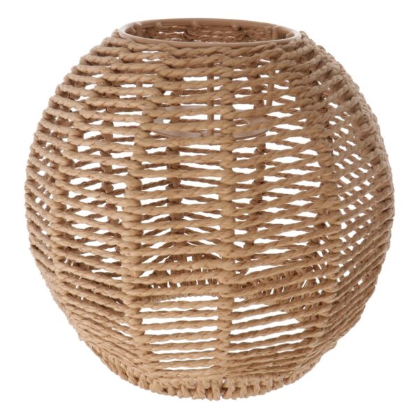 Cabilock Woven Pendant Lamp Shade Vintage Rattan Weave Chandelier Lampshade Ligh