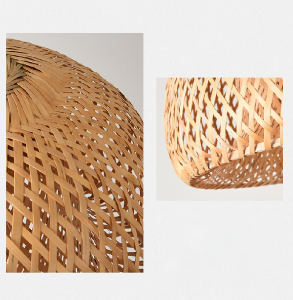 Cane Lampshade for home,hotel,restaurant Sri Lankan Handwoven Cane Rattan Ball - Image 2