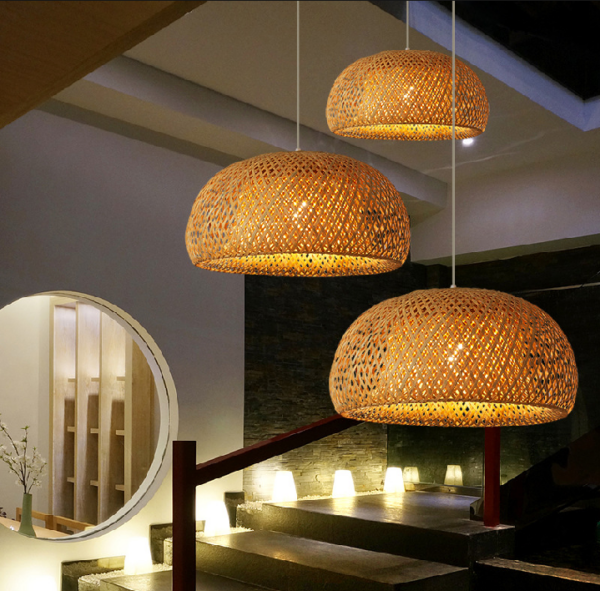 Cane Lampshade for home,hotel,restaurant Sri Lankan Handwoven Cane Rattan Ball - Image 4