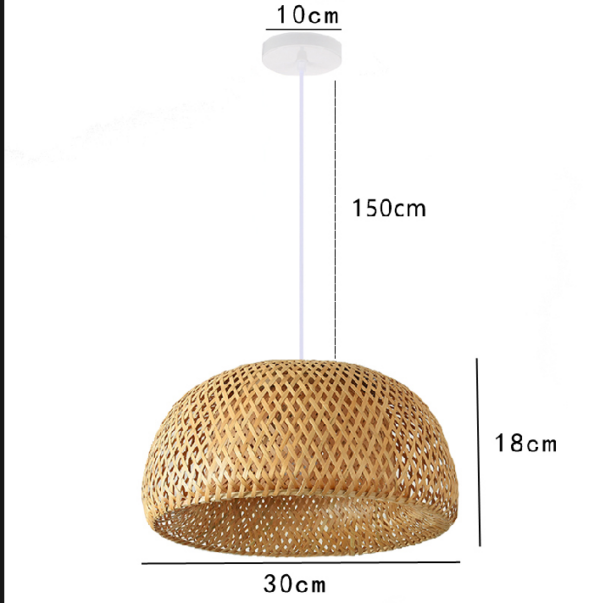 Cane Lampshade for home,hotel,restaurant Sri Lankan Handwoven Cane Rattan Ball - Image 6