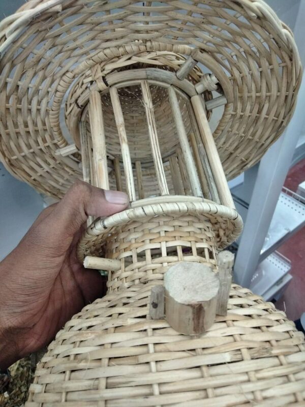 Cane Pendant Lamp Light Natural Home & Garden Decor Handmade Rattan lampshade - Image 2