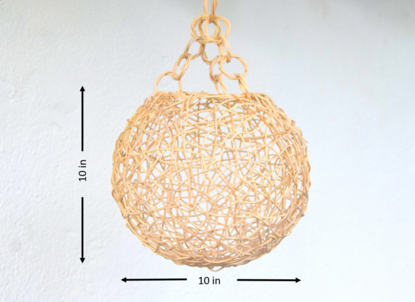 CANE PENDANT LIGHT-Pendant Lamps Natural Rattan lampshade Handmade Free Shipping - Image 5