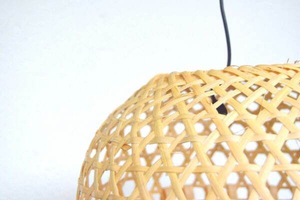 Cane Woven Wicker Pendant Light Chandelier lampshade Handmade Free Shipping New - Image 3