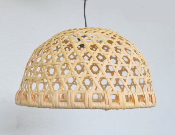 Cane Woven Wicker Pendant Light Chandelier lampshade Handmade Free Shipping New - Image 6