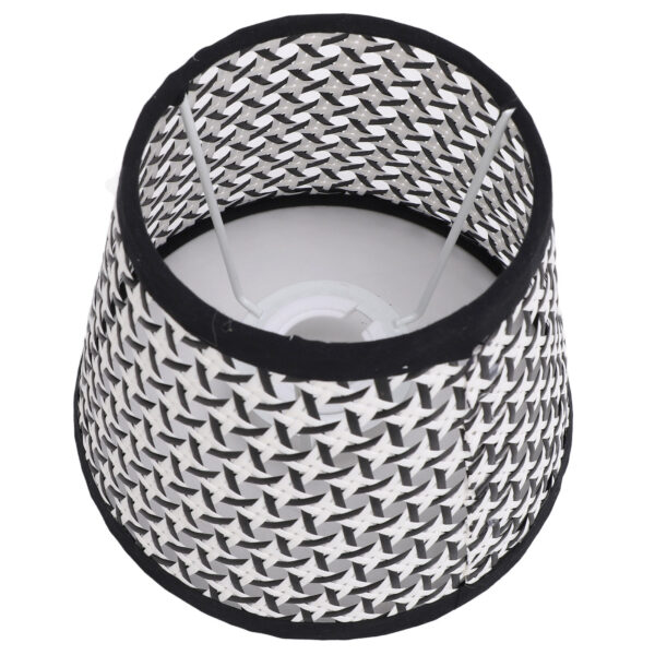 Faux Rattan Woven Lamp Shade E27 E14 PE Decorative Lampshade Replacement - Image 4