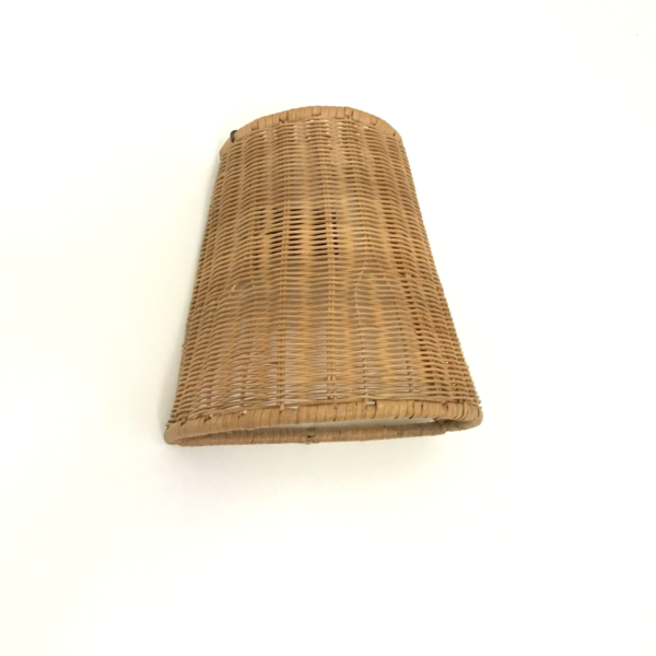 Handmade Cane Wall Lampshade Decoration Natural Wicker Rattan Home Lamp Gift New