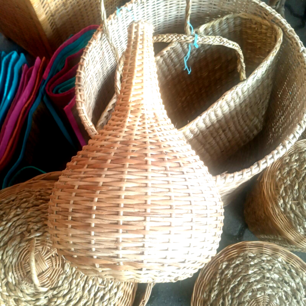 Handmade Cane Wicker Hanging Lampshade Ceiling Light Shade,Eco Friendly Hanging