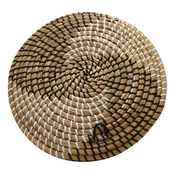 Handmade Hanging Wall Basket Decor(Set of 3)Round Woven Basket ,Boho Home2110 - Image 3