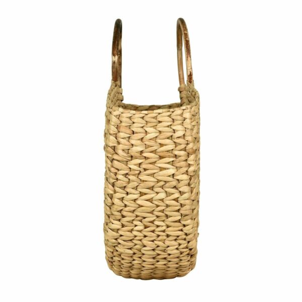 HANDMADE INDIAN STRAW DRY GRASS NATURAL CANE BOHO TOTE BEACH HANDBAG FOR WOMEN - Image 5