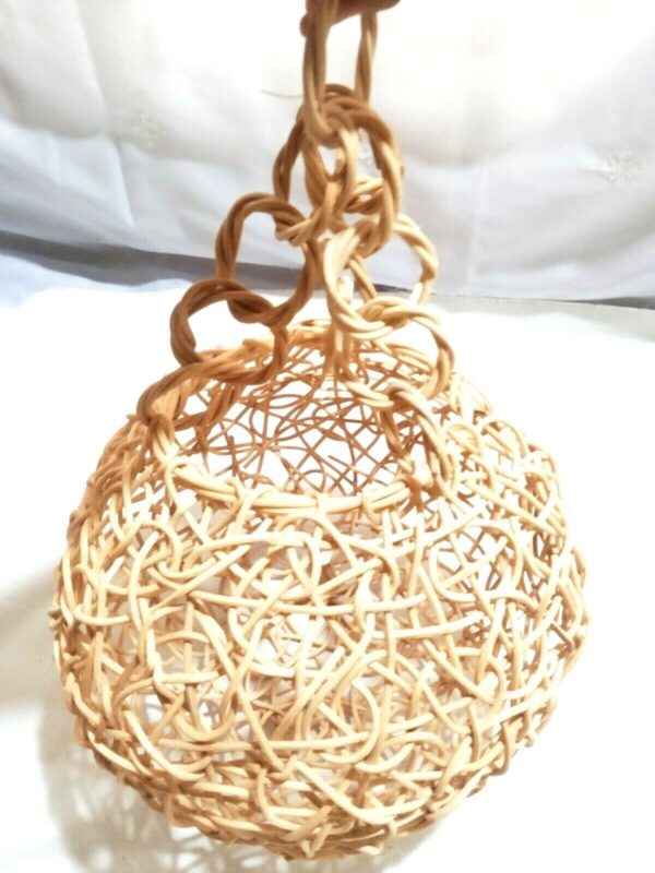 Handmade Lamp Shade Cane Lantern Home Hotel And Garden Lamp Decor - Image 3