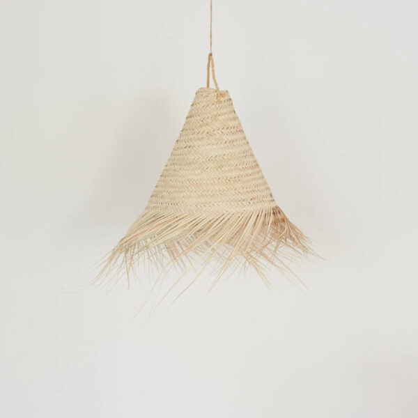 handmade Moroccan hanging lamp, Rattan lampshade , bohemian light