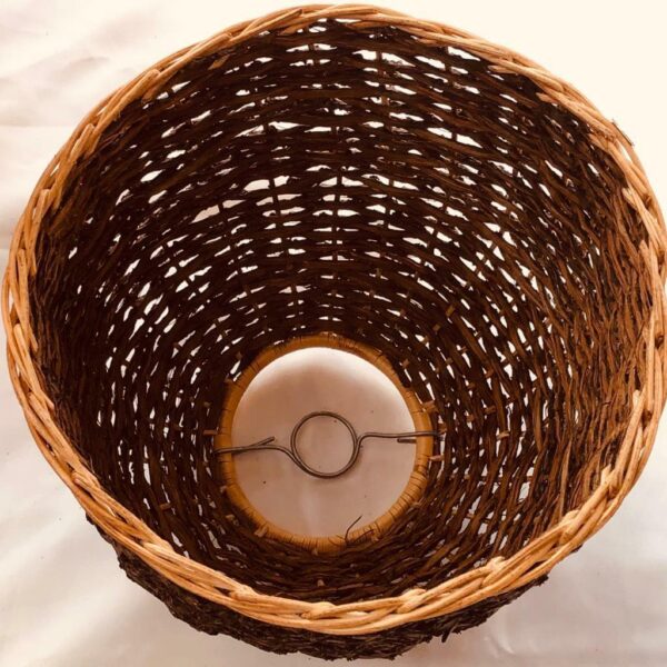 Home Deco Lamp Shade Bulb Cover Dried Kithul Flower Branch Handmad Rattan Wicker - Image 6