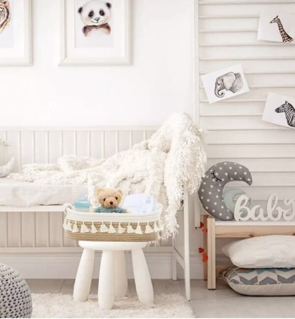 HOSROOME Small Woven Storage Basket Boho Decor Baskets for Organizing Small S... - Image 3
