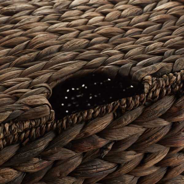 Hyacinth Storage Chests with Lids, Wicker Nesting Baskets w/ Tapered Bottoms - Image 5