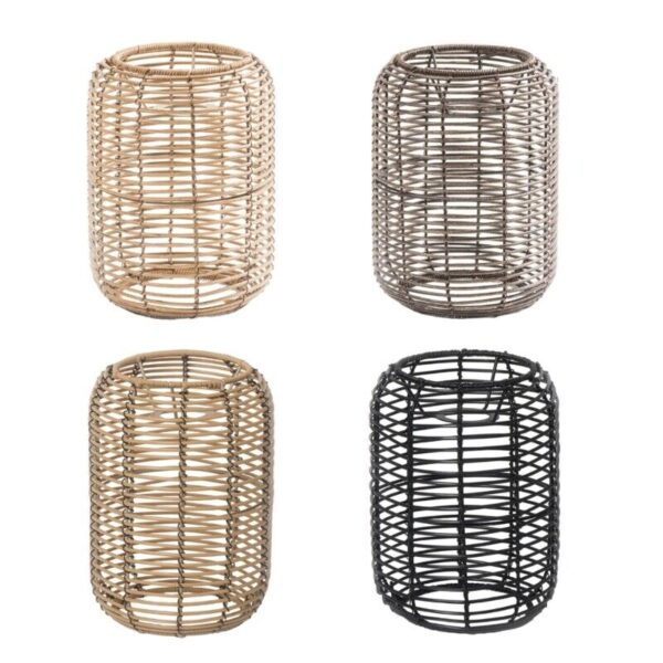 Imitation Rattan Lampshade Ceiling Pendant Lamp Shade Covers for Dining Room