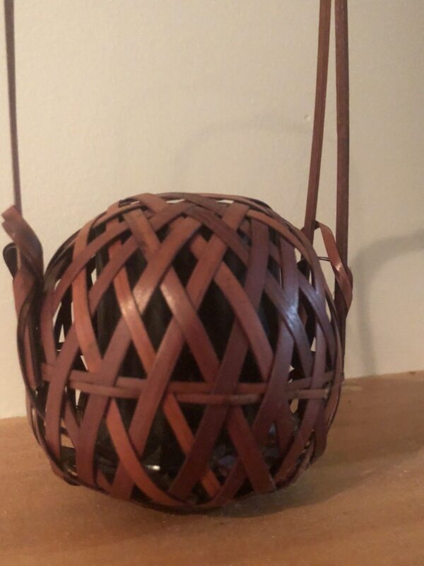 Japanese Bamboo Ikebana Handmade Basket - Image 4