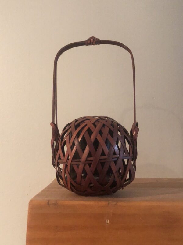 Japanese Bamboo Ikebana Handmade Basket