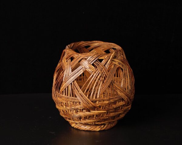 Japanese Ikebana Bamboo Basket Contemporary design UU85 - Image 4