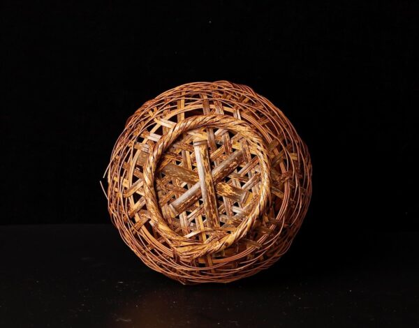 Japanese Ikebana Bamboo Basket Contemporary design UU85 - Image 5